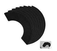 Ruisenda Paquete de 8 filtros de carbón activado compatibles con Litter-Robot 4, filtros de repuesto precortados para caja de arena para gatos para absorber olores y controlar la humedad