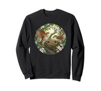 Ruiseñor pájaro observador de Aves Primavera pájaro Cantor + Polluelo Sudadera