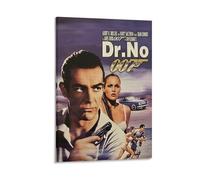 RUIST 007 - Póster de la película Dr. No Movie (6) impresión artística para pared, lienzo, obras de arte estéticas, 60 x 90 cm