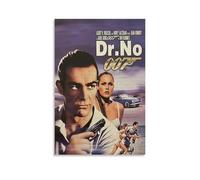 RUIST 007 - Póster de película Dr. No Movie (6) póster artístico de pared con pergamino, lienzo, cuadro de pintura para sala de estar, decoración del hogar, 40 x 60 cm