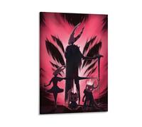RUIST Póster de anime de Game Hollow Knight (24) pintura sobre lienzo, póster artístico de pared, impresión de pergamino, decoración de paredes, pósteres para el hogar, 20 x 30 cm