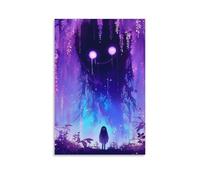 RUIST Póster de anime de Game Hollow Knight (36) obras de arte impresas para pared, lienzo, decoración del hogar, pósteres de 40 x 60 cm