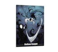 RUIST Póster de anime de Game Hollow Knight (4) impresiones artísticas en lienzo para pared, póster fotográfico, pintura para decoración de habitación, 60 x 90 cm