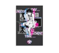 RUIST Póster de animé Serial Experiments Lain (15) póster de pared con pergamino, lienzo, cuadro de pintura para sala de estar, decoración del hogar, 20 x 30 cm