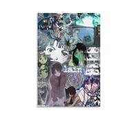 RUIST Póster de anime Serial Experiments Lain (25) póster artístico en lienzo y arte de pared, póster moderno de decoración familiar, 40 x 60 cm