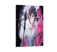 RUIST Póster de animé Serial Experiments Lain (4) póster de pared con pergamino, lienzo, pintura para sala de estar, decoración del hogar, 20 x 30 cm