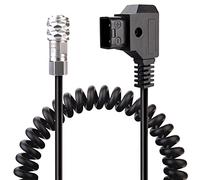 RUITOO BMD BMPCC 4K a D-Tap (P-Tap) Cable de alimentación para cámara Blackmagic Pocket Cinema 4K/6K Gold Mount V Mount Batería Weipu 2 pines hembra a estándar macho D Tap.