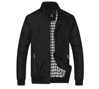 RUITOTP Chaqueta de entretiempo para Cargo exterior cortavientos de aviador de algodón cuello alto Deportiva de Ocio de otoño informal de peso para hombre Día a día Comodidad