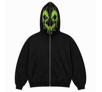 RUITOTP Sudadera con Capucha y Cremallera Completa para Halloween, Cosplay | Sudadera Suave para Halloween Sweatshirt Casual Deportiva Chaqueta Streetwear Casual y Cómoda Hoodie Hombre