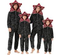 RUITOTP Unisex 3D Demogorgon Mono Traje Pijamas De Navidad Conjunto Familiar Invierno D-Demogorgon Forro Polar Térmico Peluche Mullido Una Pieza