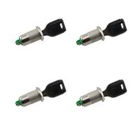 Ruiwaer 4 llaves de bloqueo electrónico de 12 mm incluidas, tipo de contacto plateado para cajas fuertes, motores, encendido de motor y barcos de camping