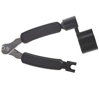 RUIX Premium - Bobinador de cuerdas y cortador de cuerda multifunción 3 en 1 para cualquier instrumento de cuerda eléctrico y acústico, color negro