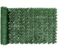 ruixin Cribado artificial para valla de hiedra, paneles de seto, 0,5 m x 3 m, hojas de hiedra, para paisajismo, jardín, privacidad, vallas decorativas para jardín, balcón al aire libre