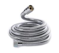 RUIXUE Manguera de ducha de 3 m, conexión estándar universal G1/2, flexible y sin torceduras, superficie galvanizada fácil de limpiar, 118 pulgadas.