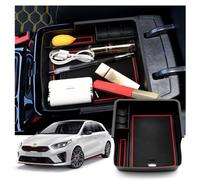 RUIYA Compatible con Kia Ceed SW GT ProCeed XCeed GT 2018-2023 Consola Central Caja de almacenamiento, Caja Reposabrazos Ceed Reposabrazos Organizador Central Reposabrazos Bandeja Accesorios Ceed