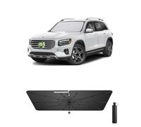 Ruiya Compatible con Mercedes-Benz GLB X247 2020-2024 2025 Parasol Coche Paraguas, Parasol Coche Delantero Aislamiento Térmico Protección UV con Eje Giratorio 360º GLB Accesorios