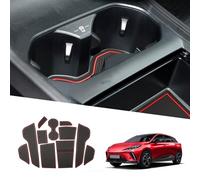 Ruiya Compatible con MG 4 EV MG4 Electric 2022 2023 2024 Alfombrillas Antideslizantes, Alfombrillas para Ranuras de Puerta Alfombrillas de Goma Antideslizantes para Coche Accesorios MG 4