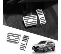 Ruiya Compatible con MG ZS/MG HS/MG 4 EV/MG 5/MG Marvel R 2020-2024 2025 Tapas de Pedal, Pedal Tapones reposapiés Pedales para Gas y Frenos Tapas de pedal de freno cubrepedales para MG ZS Accesorios