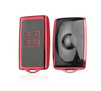 Ruiya Compatible con Mitsubishi ASX Colt Hybird/Alpine A290 GTS 2023-2026 2027 Funda TPU para Llave de Coche, Carcasa Protectora de Mando Remoto, Llavero ASX Accesorios, Rojo-Sin Agujeros