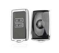 Ruiya Compatible con Mitsubishi ASX Colt Hybird/Alpine A290 GTS 2023-2026 2027 Funda TPU para Llave de Coche, Carcasa Protectora de Mando Remoto, Llavero ASX Accesorios, Plata-Sin Agujeros