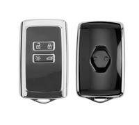 Ruiya Compatible con Mitsubishi ASX Colt Hybird/Alpine A290 GTS 2023-2026 2027 Funda TPU para Llave de Coche, Carcasa Protectora de Mando Remoto, Llavero ASX Accesorios, Plata-con Agujeros