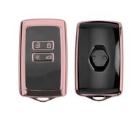 Ruiya Compatible con Mitsubishi ASX Colt Hybird/Alpine A290 GTS 2023-2026 2027 Funda TPU para Llave de Coche, Carcasa Protectora de Mando Remoto, Llavero ASX Accesorios, Rosa-con Agujeros