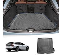 Ruiya Compatible con Volvo V90 2017-2023 2024 Alfombra Protectora de Maletero, Bandeja para Maletero TPE Esteras del Maletero del Coche Antideslizante Accesorios Volvo V90