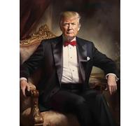 RUIYANMQ Rompecabezas 1000 Piezas - Trumps Abstract Póster - Arte Rompecabezas Juguetes Educativos Rompecabezas para Adultos - Juegos para La Memoria Y La Cognición De Las Personas Mayores - Ex263Zx