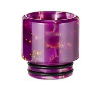 RUIYITECH 810 Drip Tip - Conector de punta de goteo estándar de resina (morado)