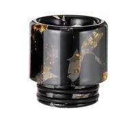 RUIYITECH 810 Drip Tip - Conector de punta de goteo estándar de resina (negro)