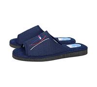 RUIZ BERNAL 17394 Chinelas básicas de Rizo para Hombres, Zapatillas de Verano para Estar en casa en Color Azul Marino, Hechas en España Hombre Zapatillas CASA Tejano 40