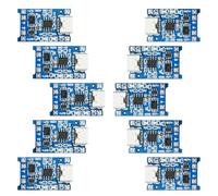 RUIZHI 10 pcs Protección de baterías de litio 18650 TP 5V 1A Controlador de Carga Lithium Li - Ion Batterie Charger con Funciones de doble protección Placa de carga de baterías de litio con Type-C USB