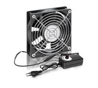 RUIZHI 120mm 12V Ventilador para PC - Velocidad de Viento Ajustable, Ventilador de Pc, ventilador AC 220V - 240V, 2750RPM, ventiladors de PC Portátil para TV, Radio, Router, Ventiladors Dual