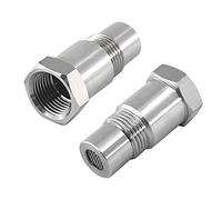 RUIZHI 2 Piezas Extensor de Sensor de Oxígeno, Adaptador Sondas Lambda de Oxígeno O2 M18 * 1,5, 45mm, O2 Oxigeno Sensor Extender, Exhaust System Lambda Sensor Eliminator for Car, Truck