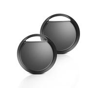 RUIZHI Android Smart Tag - Rastreador Air Compatible con la aplicación Google Encontrar mi Dispositivo, IP67, Solo Android, para Etiquetas de Equipaje, teléfonos, pasaportes, Negro, 2 Unidades