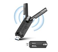 RUIZHI AX5400 WiFi 6E WLAN Stick para PC, Tri-Band 6 Ghz/2.4 GHz, antena WiFi 5DBI, USB 3.0 WPA3 MU-Mimo, adaptador WiFi USB para Windows 10/11