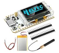 RUIZHI ESP32 V3 Lora Board per Meshtastic, Lora ESP32 V3 Módulos con 868MHz Antenne y 3000mAh Batería con 0,96″ OLED Display Integradas WiFi Bluetooth 1262 Compatibilidad con Meshtastic IoT Arduino