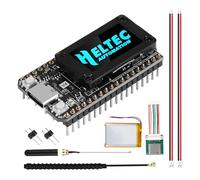 RUIZHI LoRa ESP32 V4 WiFi Bluetooth Module con Meshtastic LoRa ESP32 con GPS / antena de 868 MHz y batería de 3000 mAh pantalla OLED 1262 chip ESP32-S3R2 MCU 16M Flash compatible con Arduino