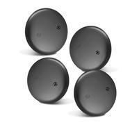 RUIZHI Smart Tag Compatible con la aplicación Google Encontrar mi Dispositivo, Solo Android, Rastreador Bluetooth para Llaves, Bicicleta, Carteras, Negro, 4 Unidades