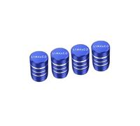 RUIZOGGUD 4 Piezas Tapones válvula Coche, para Lynk&Co 01 05 09 02 Lynk Co 03 EM-F 06 Phev Tapas para válvulas Impermeable y Resistente Corrosión Antipolvo Accesorios,Blue