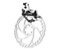 RUJOI Kit de freno de disco de bicicleta, pinza trasera de aluminio, palanca de freno de bicicleta de aleación de aluminio completo, rotor de 160 mm