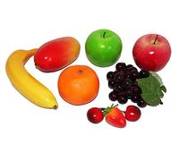 rukauf - Frutas Artificiales Decorativas (9 Unidades)