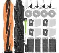 RUKHOOL L50s L40s Pro Ultra Recambios Accesorios para Dreame X50 Ultra Complete / L50s Pro Ultra / X50 Master Repuestos Kit Piezas 2 Cepillos Principales 4 Bolsas 4 Filtros 4 Mop 4 Cepillos Laterales