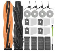 RUKHOOL Repuestos Accesorios para Dreame X50 Ultra Complete/ L40s Pro Ultra / L50 Pro Ultra / X50 Master Recambios 2 Cepillo Principales 4 Bolsas de Polvo 4 Paños Mopa 4 Filtros 4 Cepillos Laterales