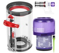 RUKHOOL V11 Cubo Basura para Dyson V11 V15 Filtro Accesorios Contenedor Depósito para Dyson SV14 SV17 SV15 SV22 SV28 Filtros Repuestos Recambios Cubos Assembly Aspiradora Fliter Polvo Sccesorio