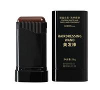 Rukjmqi 2 barras de tinte para el cabello gris, corrector de pelo de 9 x 5 cm, peine temporal instantáneo con resistencia al sudor natural y color duradero