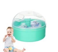 Rukjmqi aplicador de polvo corporal, soplo de polvo para polvo | Aplicador de esponjas para polvo - Estuche para polvo corporal con soplo de polvo para base en polvo suelto, polvo para pañales