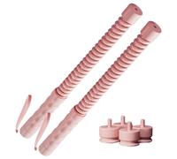 Rukjmqi Cuerdas de Batalla | Equipo de Resistencia Portátil y Ajustable | Juego de 2 Cuerdas de Ejercicio con Peso y Resistencia Ajustable Sin Cable - para Fortalecimiento Muscular Gimnasio En Casa Y