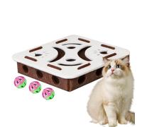 Rukjmqi De Para Uñas De Gato,Juguetes Interactivos de Fieltro | con Bola Y Juguete De Gato - para Área de Juego en Apartamento, Entrenamiento de Conducta, Tiempo a