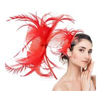 Rukjmqi Diadema Fascinador - Accesorio para la Cabeza - Pequeño Sombrero de Malla Accesorio para el Cabello para Bodas Mujeres y Niñas Eventos Sociales Tés de Tarde Fiesta al Aire Libre Uso Diario